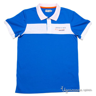Футболка-поло Венейя, цвет цвет синий / белый