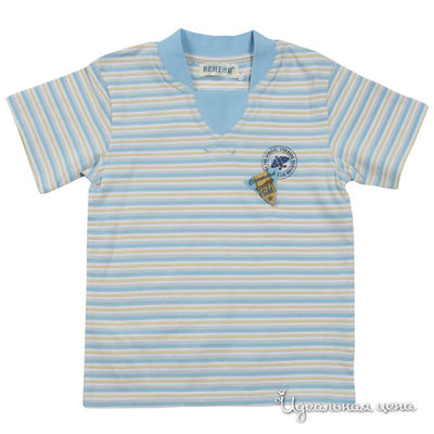 Футболка Венейя, цвет цвет голубой / мультиколор