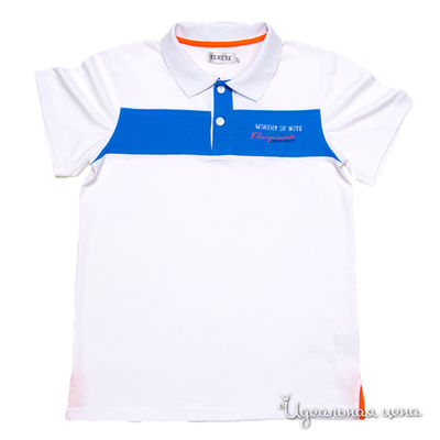 Футболка-поло Венейя, цвет цвет синий / белый