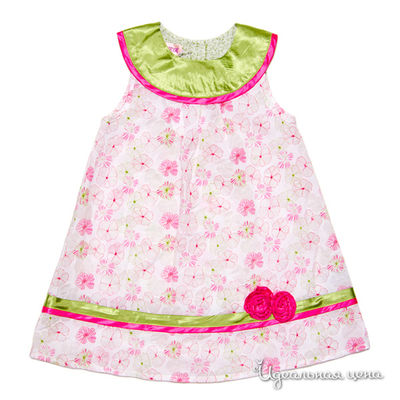 Сарафан Венейя, цвет цвет белый / салатовый / фуксия