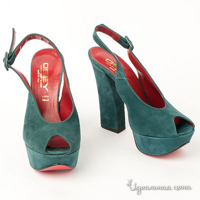 Босоножки Tuffoni&Piovanelli, цвет цвет бирюзовый