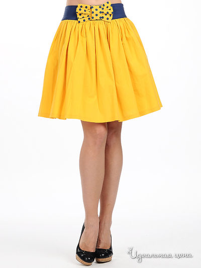Юбка Снежная королева, цвет цвет желтый