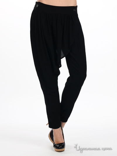 Брюки Снежная королева, цвет цвет черный