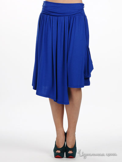 Юбка Снежная королева, цвет цвет синий