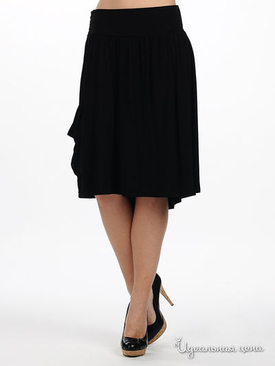 Юбка Снежная королева, цвет цвет черный