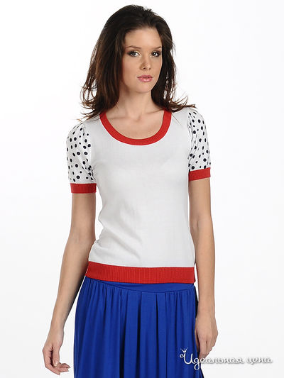 Джемпер Снежная королева, цвет цвет белый