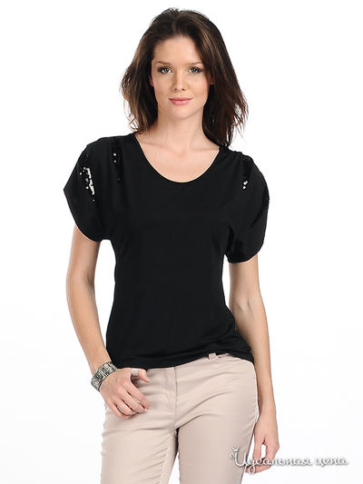 Футболка Снежная королева, цвет цвет черный