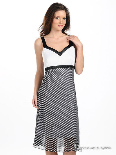 Платье Снежная королева, цвет цвет белый / черный