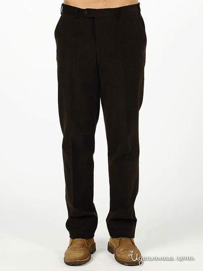 Брюки SARTORIA ROSSINI, цвет цвет темно-коричневый