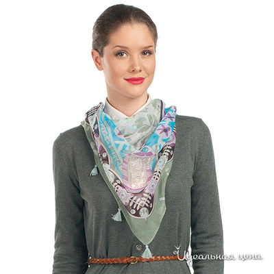 Палантин Laura Milano, цвет цвет серо-синий