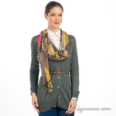 Палантин Laura Milano, цвет цвет черный-розовый