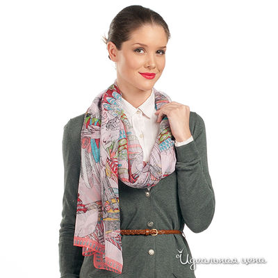 Палантин Laura Milano, цвет цвет розовый