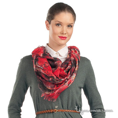 Палантин Laura Milano, цвет цвет красный