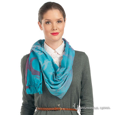 Палантин Laura Milano, цвет цвет голубой