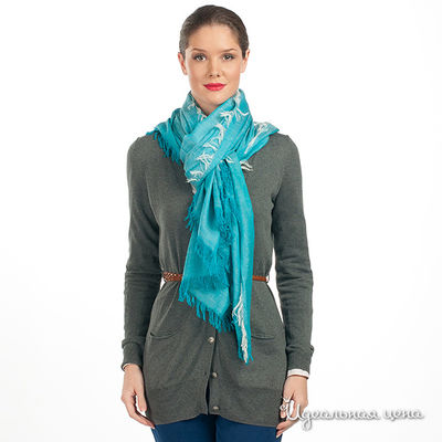 Палантин Laura Milano, цвет цвет бирюзовый