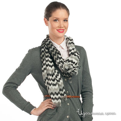 Палантин Laura Milano, цвет цвет серый