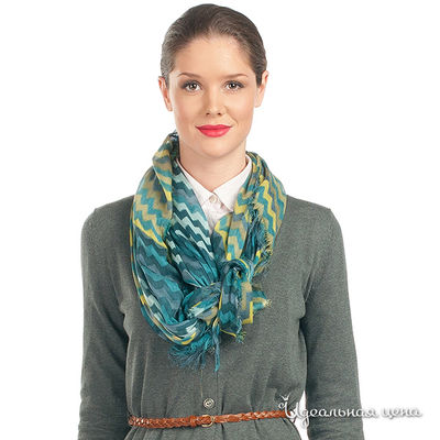 Палантин Laura Milano, цвет цвет зеленый