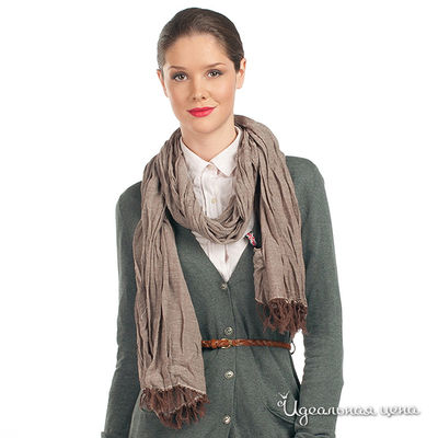 Палантин Laura Milano, цвет цвет коричневый