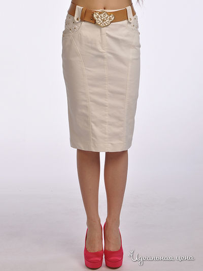 Юбка SOCIETA&ATOS LOMBARDINI, цвет цвет белый