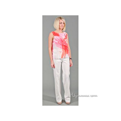 Блуза Мультибренд, цвет цвет розовый / белый