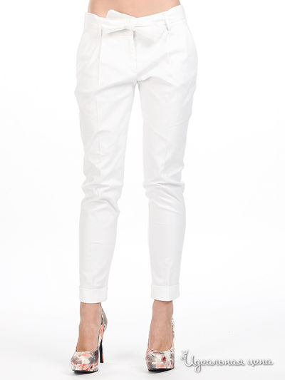 Брюки SOCIETA&ATOS LOMBARDINI, цвет цвет белый