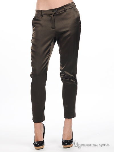 Капри SOCIETA&ATOS LOMBARDINI, цвет цвет темно-зеленый