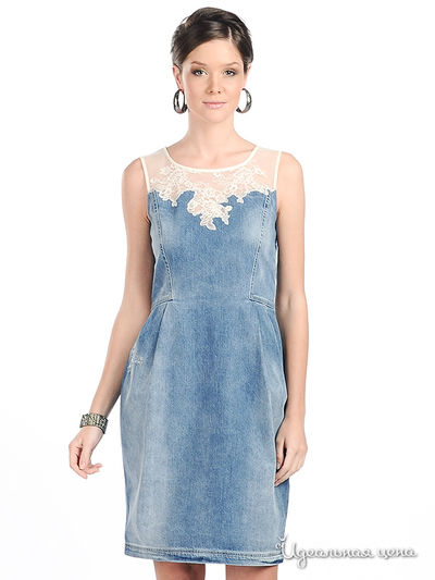 Платье SOCIETA&ATOS LOMBARDINI, цвет цвет синий