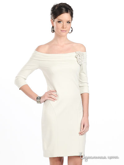 Платье SOCIETA&ATOS LOMBARDINI, цвет цвет молочный