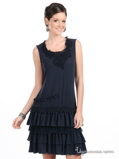 Платье SOCIETA&ATOS LOMBARDINI, цвет цвет синий