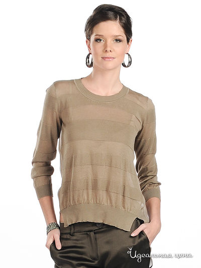 Блуза SOCIETA&ATOS LOMBARDINI, цвет цвет коричневый