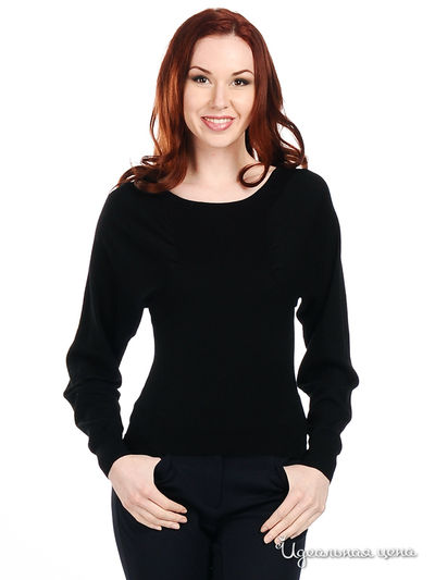 Джемпер Снежная королева, цвет цвет черный