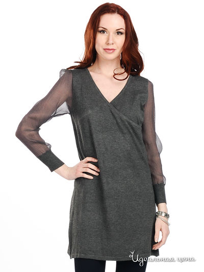 Платье Снежная королева, цвет цвет темно-серый