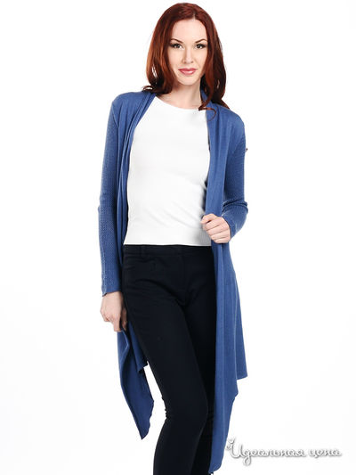 Кардиган Снежная королева, цвет цвет синий