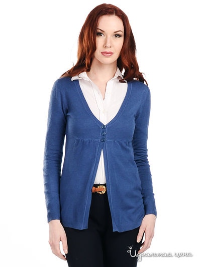 Кардиган Снежная королева, цвет цвет синий