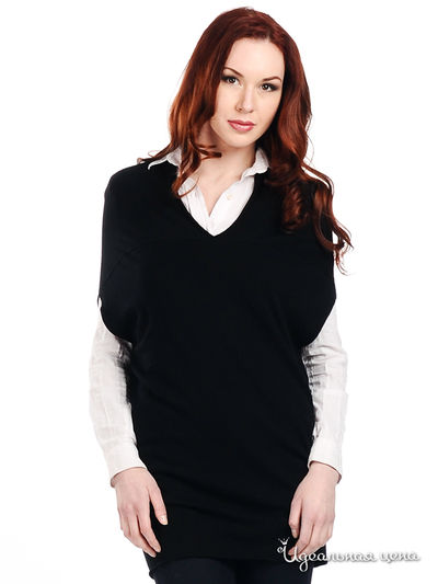 Джемпер Снежная королева, цвет цвет черный