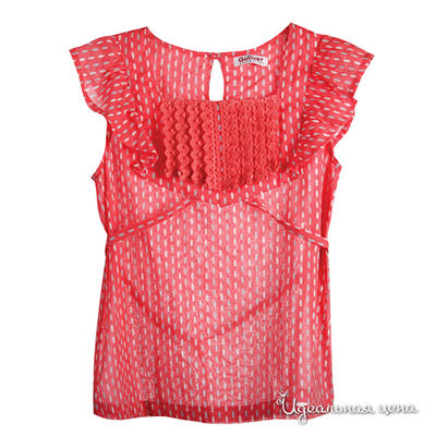 Блуза Gulliver, цвет цвет коралловый