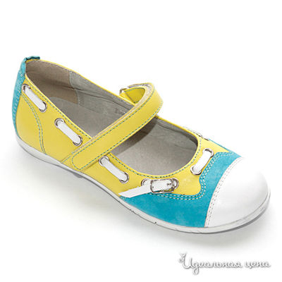 Туфли Gulliver, цвет цвет желтый / голубой