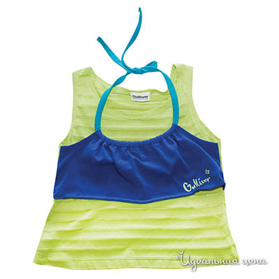 Топ Gulliver, цвет цвет салатовый / синий