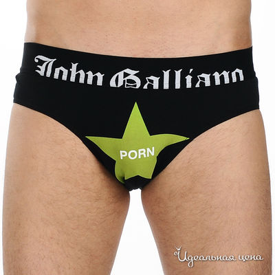 Трусы Galliano, цвет цвет черный