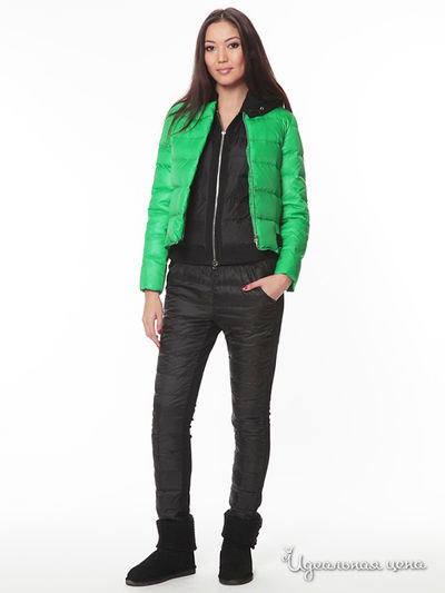 Пуховик ODRI, цвет цвет зеленый