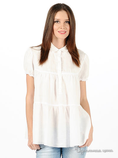 Блузка Marlboro Classics, цвет цвет белый