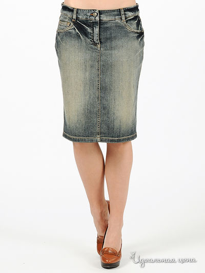 Юбка Marlboro Classics, цвет цвет синий / болотный