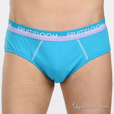 Трусы Fruit of the Loom, цвет цвет аква