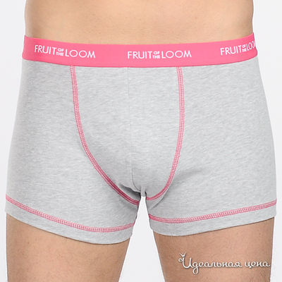 Комплект Fruit of the Loom, цвет цвет серый меланж / клубничный