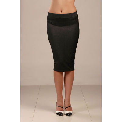 Юбка borodulins, цвет цвет черный