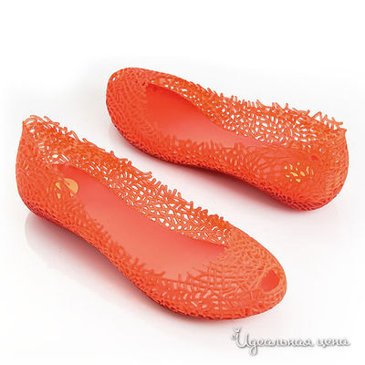 Балетки Мультибренд, цвет цвет оранжевый