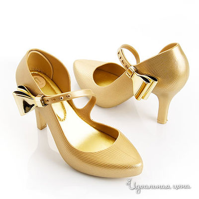 Туфли Мультибренд, цвет цвет золотой