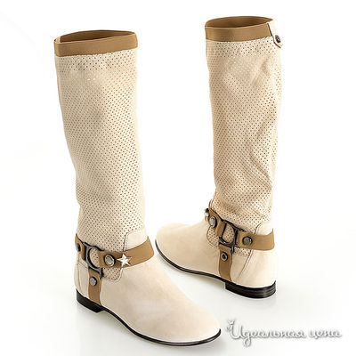 Сапоги Мультибренд, цвет цвет бежевый