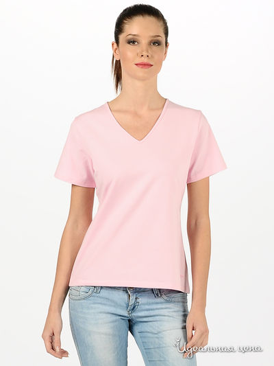 Футболка Fruit of the Loom, цвет цвет розовый