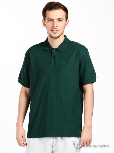 Рубашка-поло Fruit of the Loom, цвет цвет темно-зеленый